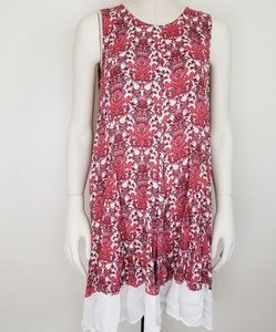 En Creme Red Summer Dress